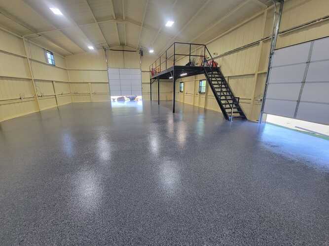 a commercial epoxy floor coating