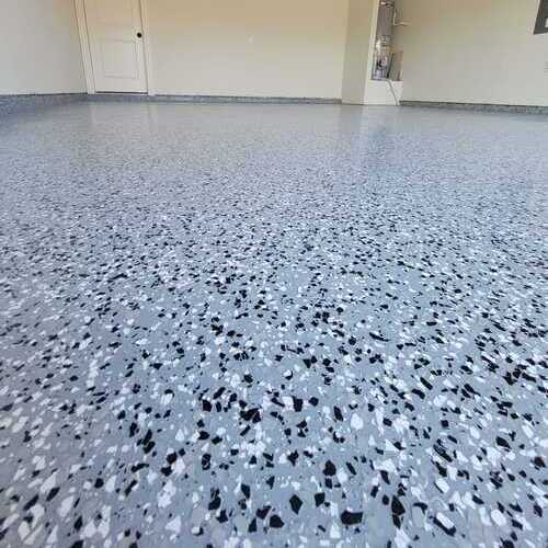 a marble epoxy floor coating